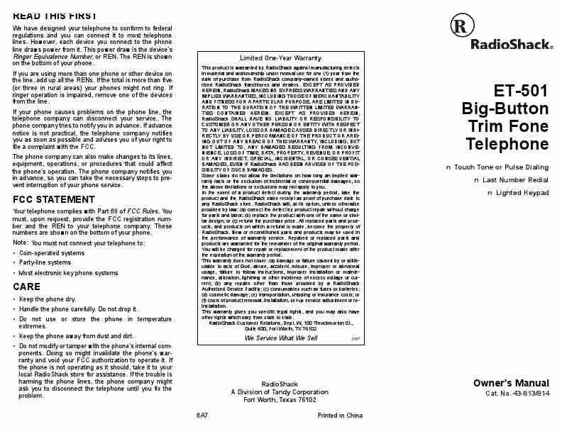 Radio Shack Telephone ET-501-page_pdf